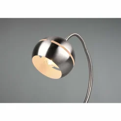 Luminaires Trio Lampes À Poser|Lampe de table Trio-Leuchten Fletcher Nickel mat, 1 lumière