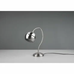 Luminaires Trio Lampes À Poser|Lampe de table Trio-Leuchten Fletcher Nickel mat, 1 lumière