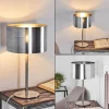 hofstein Lampes À Poser|Lampe de table Volos Nickel mat, 1 lumière