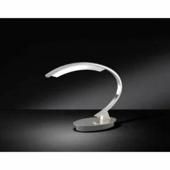 Luminaires Wofi Lampes À Poser|Lampe de table Wofi SEGURA LED Nickel mat, 1 lumière