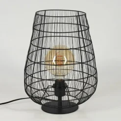 hofstein Lampes À Poser|Lampe de table Yachats Noir, 1 lumière
