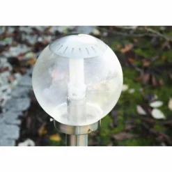 Lampe d'extérieur Globo BOWLE II Acier inoxydable, Transparent, 1 lumière