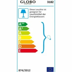 Lampe d'extérieur Globo BOWLE II Acier inoxydable, Transparent, 1 lumière