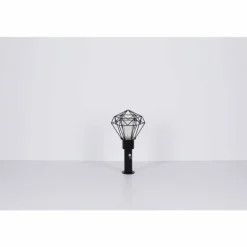 Lampe d'extérieur Globo HORACE Noir, 1 lumière, Détecteur de mouvement