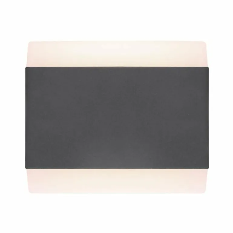 Lampe d'extérieur Globo SLICE LED Anthracite, 1 lumière, Changeur de couleurs