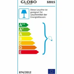 Lampe d'extérieur Globo XELOO Acier inoxydable, 1 lumière