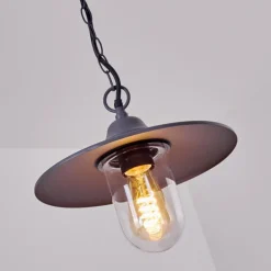 Lampe d'extérieur Mijas Anthracite, 1 lumière