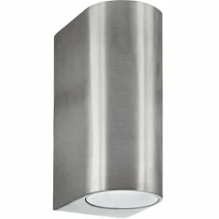 Lampe d'extérieur Searchlight ODU LED Argenté, 2 lumières