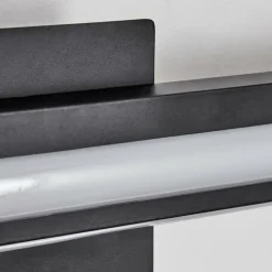 hofstein Appliques|lampe miroir Aspers LED Noir, 1 lumière