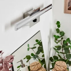 hofstein Appliques|lampe miroir Aspers LED Chrome, 1 lumière