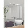 Luminaires Eglo Éclairage Led|lampe miroir Eglo VERDELLO LED Chrome, Blanc, 1 lumière