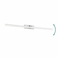 Luminaires Eglo Éclairage Led|lampe miroir Eglo VERDELLO LED Chrome, Blanc, 1 lumière