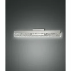 Luminaires Fabas Luce Éclairage Led|lampe miroir Fabas Luce Sinis LED Chrome, 1 lumière