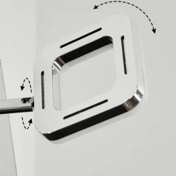 hofstein Spots Et Projecteurs|lampe miroir Morges LED Chrome, Blanc, 1 lumière