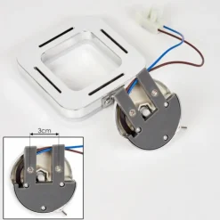 hofstein Spots Et Projecteurs|lampe miroir Morges LED Chrome, Blanc, 1 lumière