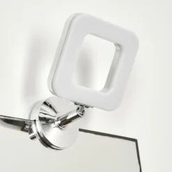 hofstein Spots Et Projecteurs|lampe miroir Morges LED Chrome, Blanc, 1 lumière