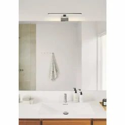 Luminaires Nordlux Éclairage Led|lampe miroir Nordlux MARLEE LED Chrome, 1 lumière