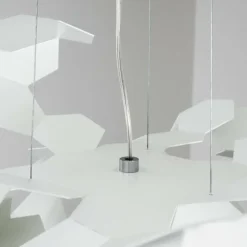 Luminaires Zava Luce Suspensions|Lampe pendante Zavaluce Andromeda Blanc, 1 lumière