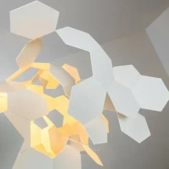 Luminaires Zava Luce Suspensions|Lampe pendante Zavaluce Andromeda Blanc, 1 lumière
