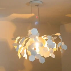 Luminaires Zava Luce Suspensions|Lampe pendante Zavaluce Andromeda Blanc, 1 lumière