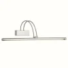 Luminaires Ideallux Appliques|Lampe pour miroir Ideal Lux BOW LED Chrome, 110 lumières