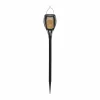 lampe solaire Eglo FACKEL LED Noir, 12 lumières