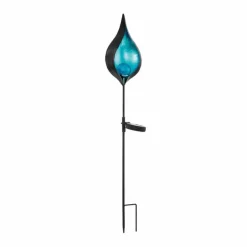 lampe solaire Eglo FLAME LED Noir, 1 lumière