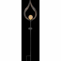lampe solaire Globo LED Argenté, 1 lumière