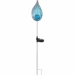 lampe solaire Globo LED Argenté, 1 lumière