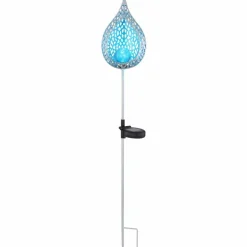 lampe solaire Globo LED Argenté, 1 lumière