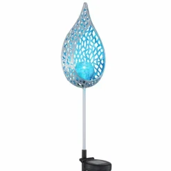 lampe solaire Globo LED Argenté, 1 lumière