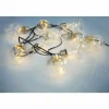 Lampe solaire Globo LED Gris, Argenté, 10 lumières