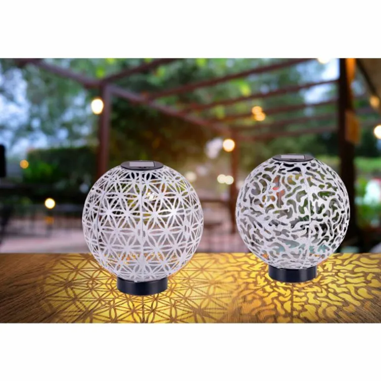 lampe solaire Globo LED Noir, 1 lumière