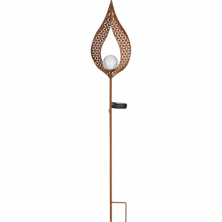 lampe solaire Globo LED Rouille, 1 lumière