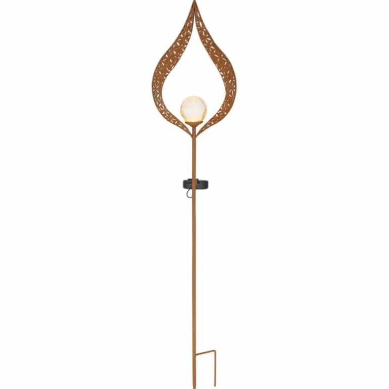 lampe solaire Globo LED Rouille, 1 lumière