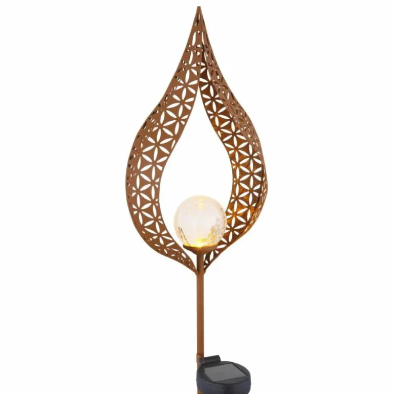 lampe solaire Globo LED Rouille, 1 lumière