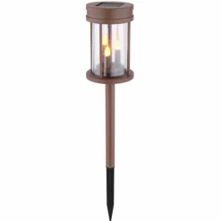 lampe solaire Globo LED Rouille, 3 lumières