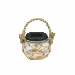 Lampe solaire Globo NET LED Clair, 1 lumière