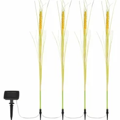 lampe solaire Globo SOLAR ÄHRE LED Noir, 40 lumières