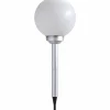 lampe solaire Globo SOLAR LED Argenté, 2 lumières