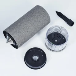 lampe solaire Mesabolo LED Gris, Noir, 1 lumière