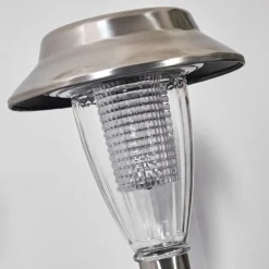 lampe solaire Rovigo LED Nickel mat, 1 lumière