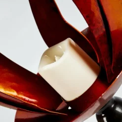 lampe solaire Rovinj LED Jaune, Rouge, Noir, 10 lumières