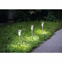 Lampe solaires Eglo SHINE LED Acier inoxydable, 1 lumière