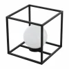 Lampe solaires Eglo SQUARE LED Noir, 1 lumière