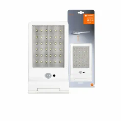 Lampe solaires LEDVANCE Door Blanc, 1 lumière, Détecteur de mouvement