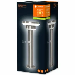 Lampe solaires LEDVANCE ENDURA® Acier inoxydable, 1 lumière, Détecteur de mouvement
