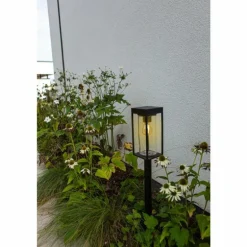Lampe solaires Lutec Flair LED Noir, 1 lumière