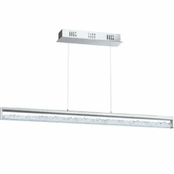 Luminaires Eglo Éclairage Led|Lampe suspendue Eglo CARDITO 1 LED Chrome, Aspect cristal, 1 lumière