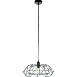 Luminaires Eglo Suspensions|Lampe suspendue Eglo CARLTON 2 Noir, 1 lumière
